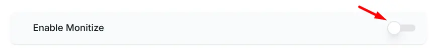 Enable Monotize
